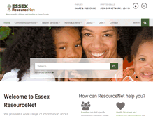 Tablet Screenshot of essexresourcenet.org